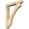 Ekena Millwork Imperial Craftsman Rough Sawn Bracket w/ Offset Brace, Douglas Fir, 6"W x 36"D x 44"H BKT0604X36X44IMP04RDF - alternate 1